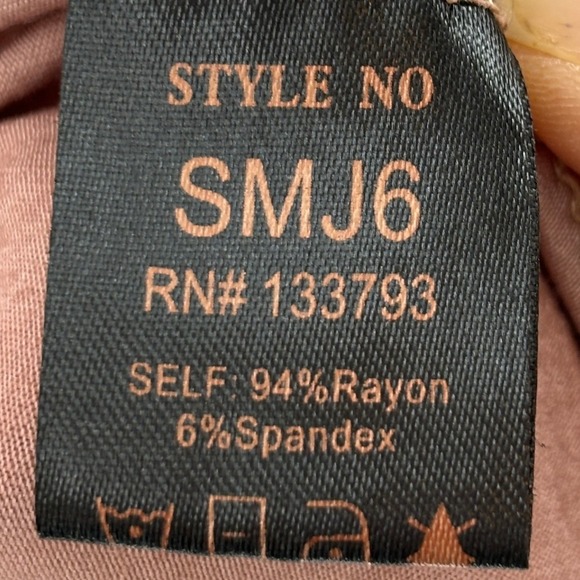 POL Boho Lace Duster Cardigan LARGE Pink Sheer Embroidered Romantic Festival - Picture 15 of 15